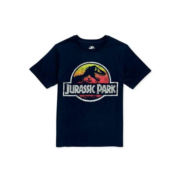 Camiseta azul Jurassic Park