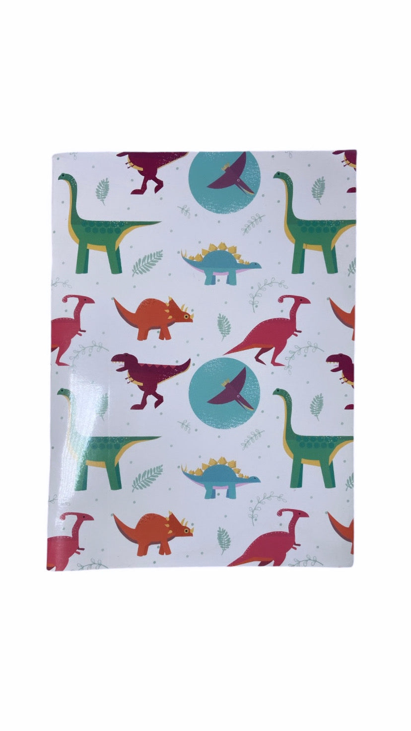 Cuaderno pequeño 100 hojas diseño dinosaurios