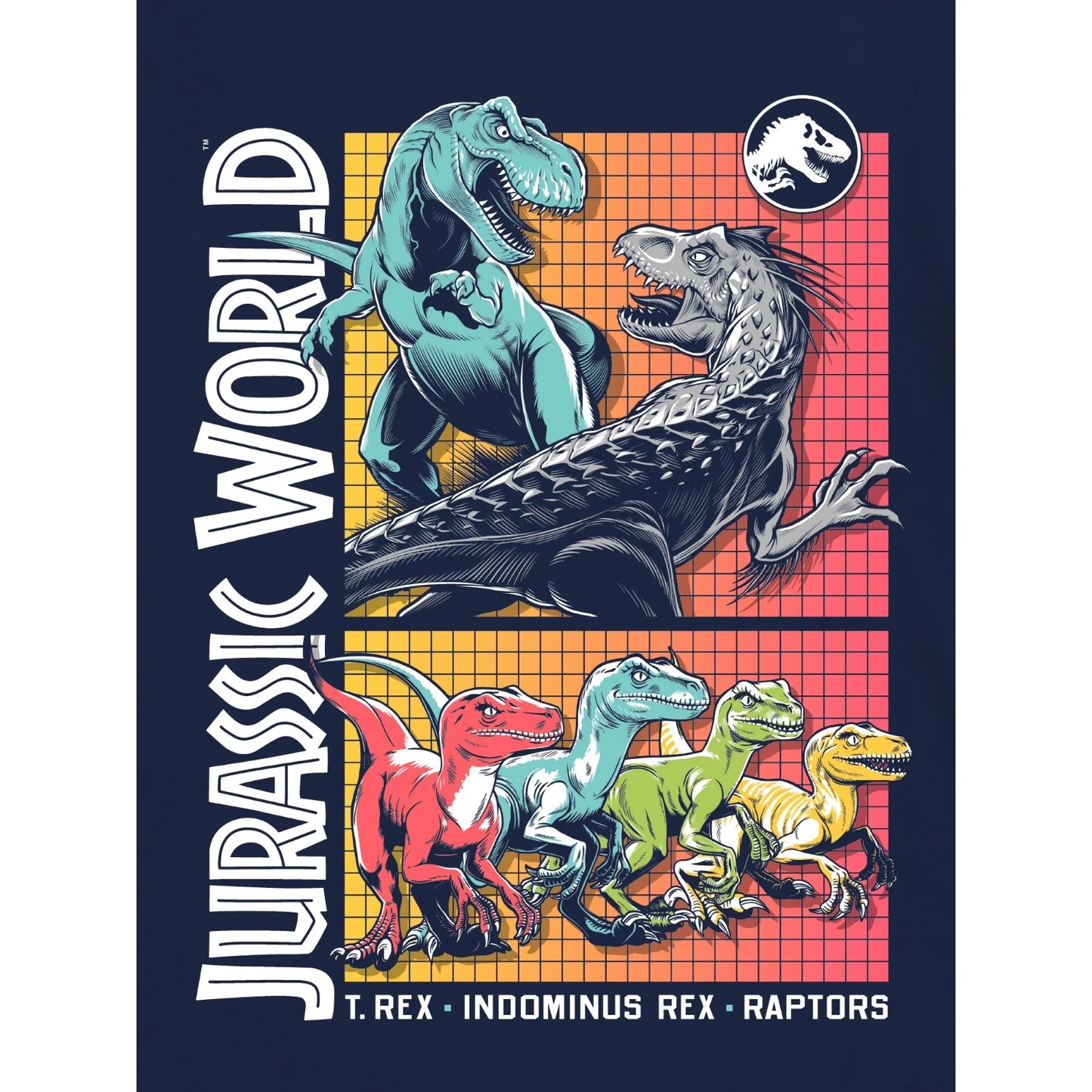 Camiseta azul Jurassic World