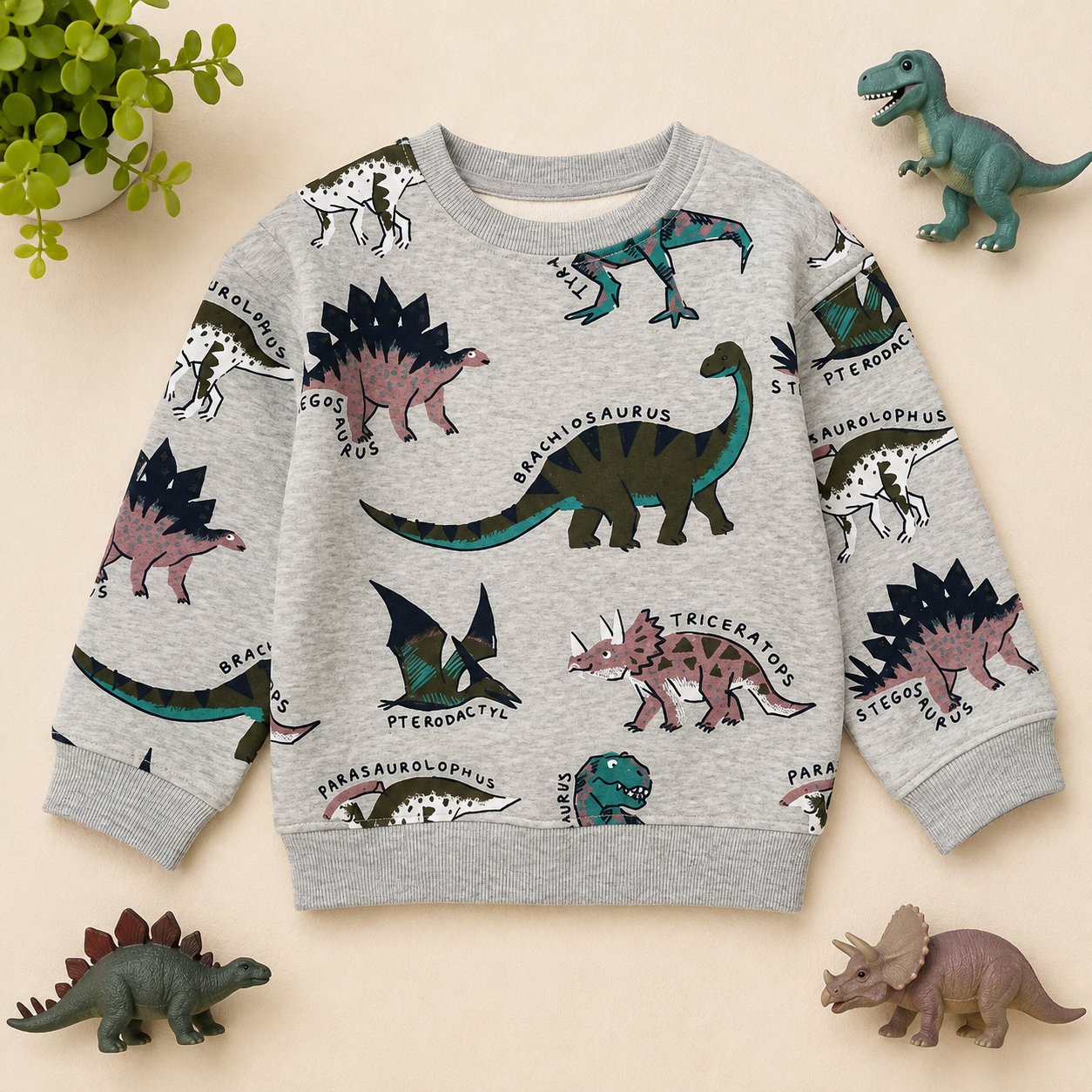 Abrigo Gris Dino Primark