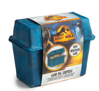 Baul Sorpresa De Excavación De Arena Jurassic World Kit de Excavacion