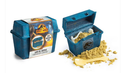 Baul Sorpresa De Excavación De Arena Jurassic World Kit de Excavacion