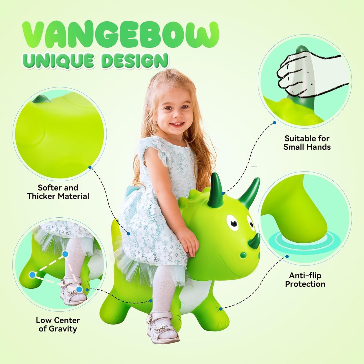 Triceratops inflable