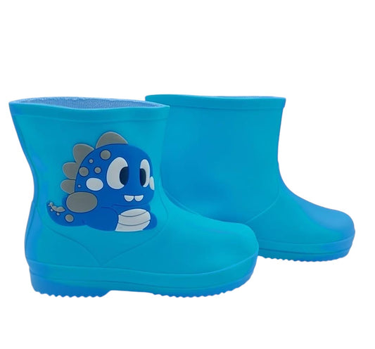 Botas Celeste Dino azul