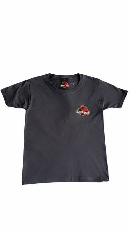 Camiseta gris Jurassic Logo