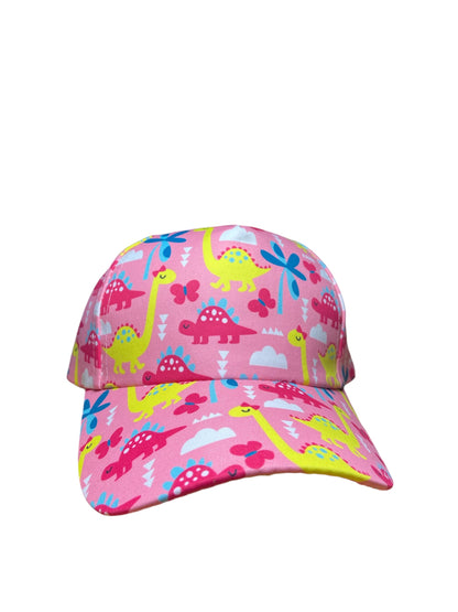 Gorra para niñas dinosaurios