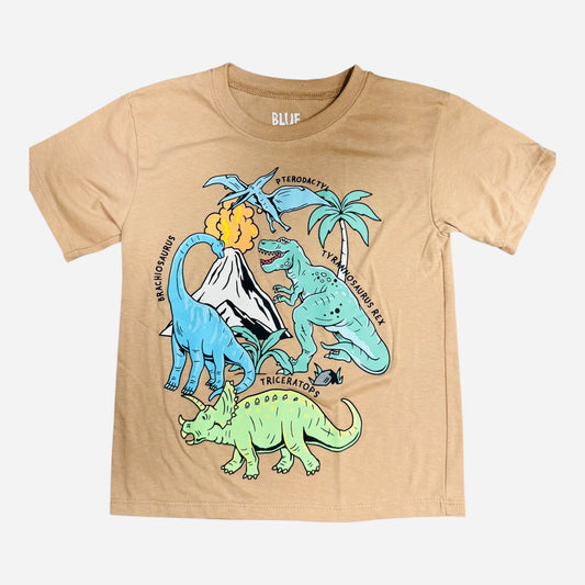 Camiseta Dinos y Volcán