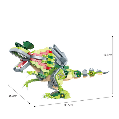 Bloques Construccion Dilophosaurus 611 piezas Cogo