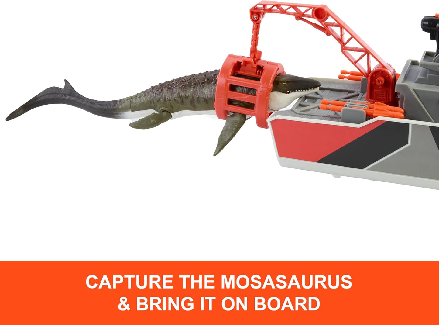 Bote Accion de Rescate Mosasaurus Matchbox