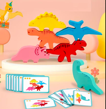 Juego de dinosaurios para apilar