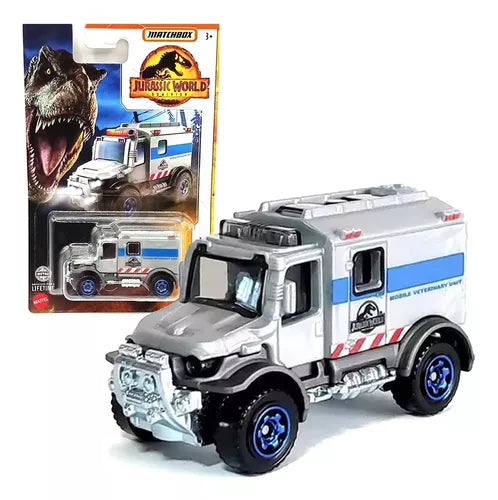 Carrito Matchbox Jurassic Scrambulance