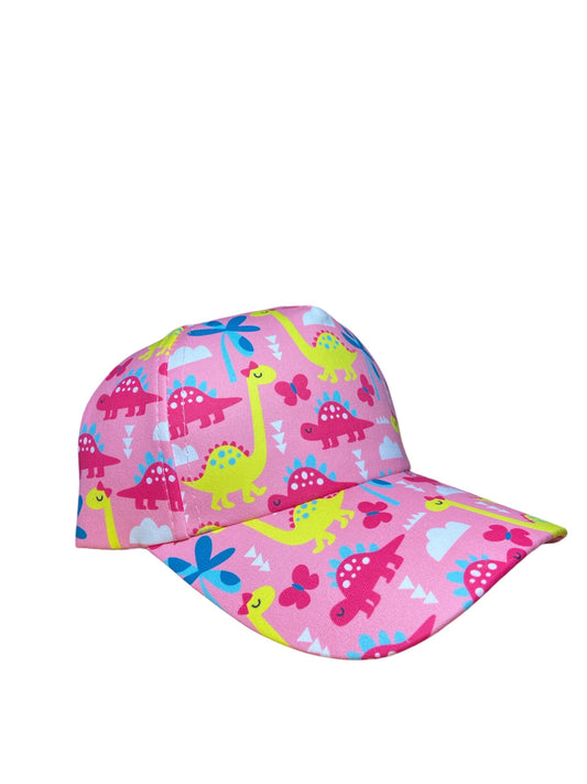 Gorra para niñas dinosaurios