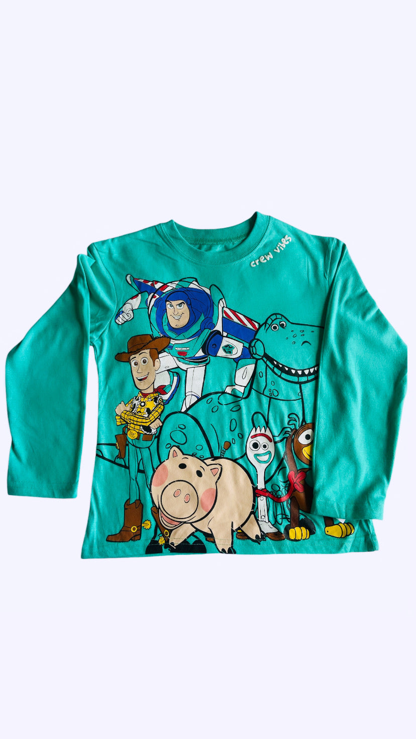 Camiseta Toy Story verde menta