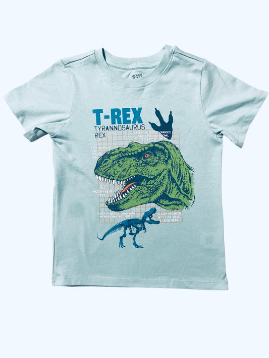 Camiseta Celeste Tiranosaurio Rex Maximus Rex