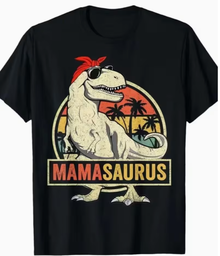 Camiseta Adulto mamasaurus Varios Colores