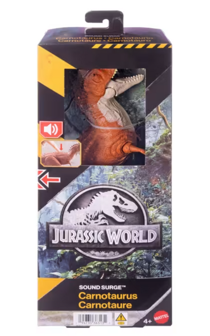 Carnotaurus Jurassic World con Sonido (Sound Surge)