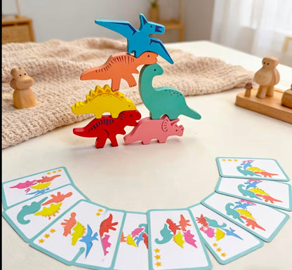 Juego de dinosaurios para apilar