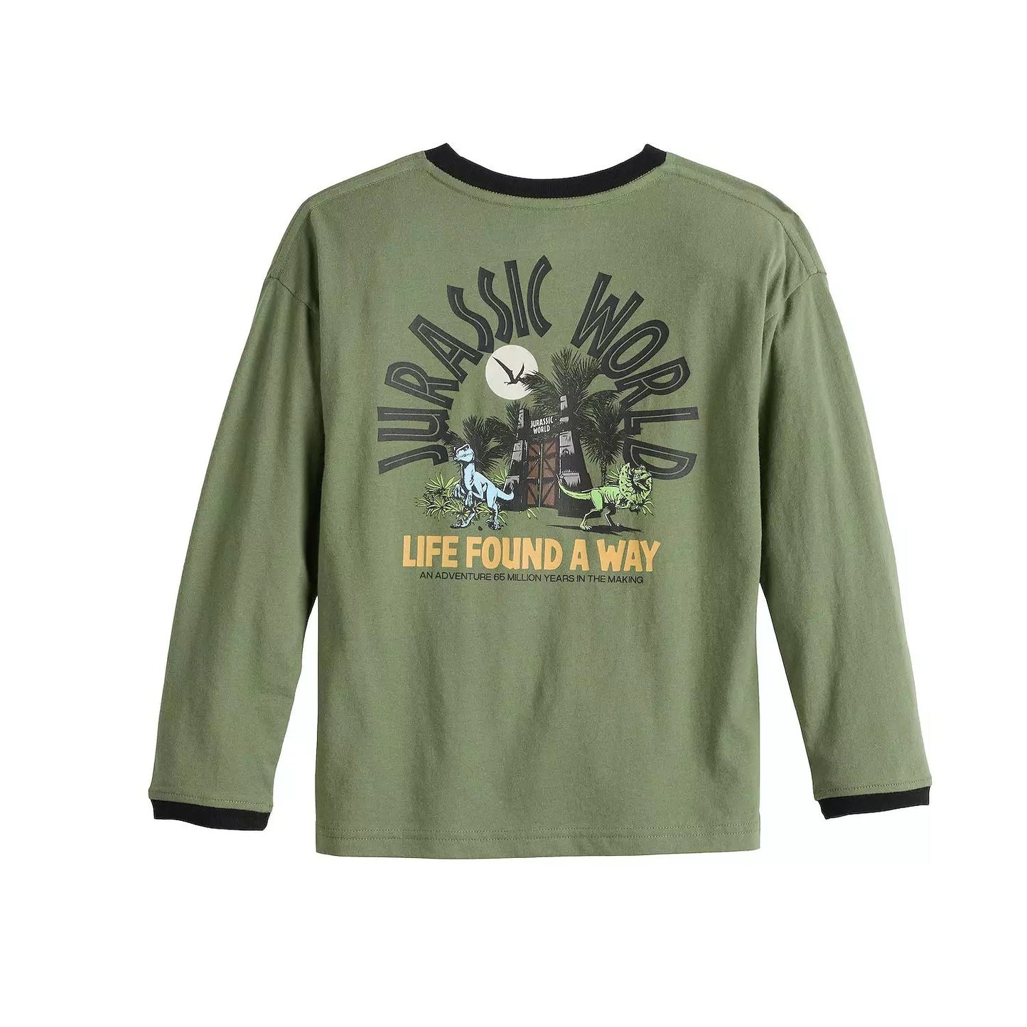 Camiseta Verde Musgo Life found a away