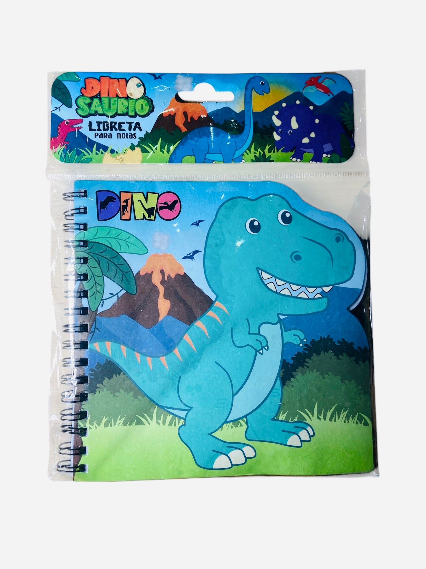 Libreta notas dinosaurios