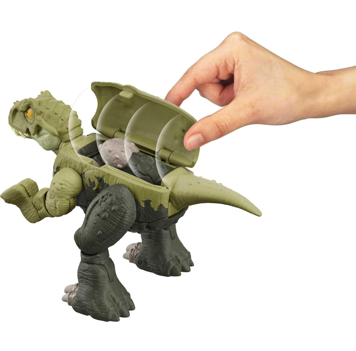 Fierce Changer Dino Transforms T Rex & Ankylosaurus