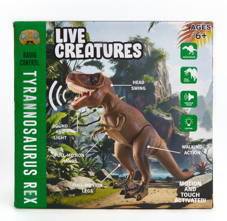 Tiranosaurio Rex Control Remoto Criatura Viva (T Rex)