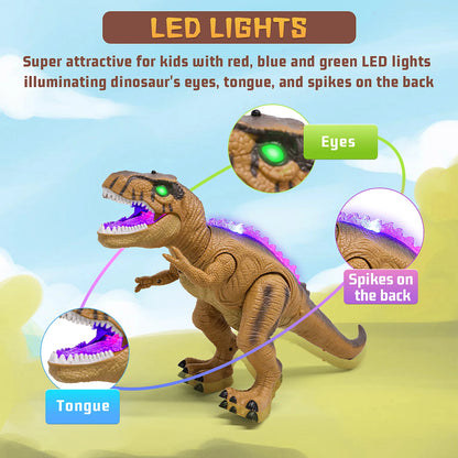 Tiranosaurio Rex Control Remoto Camina y Ruge (T Rex)