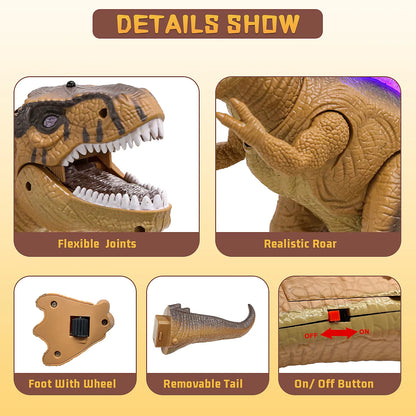 Tiranosaurio Rex Control Remoto Camina y Ruge (T Rex)