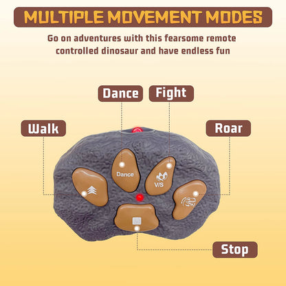 Tiranosaurio Rex Control Remoto Camina y Ruge (T Rex)
