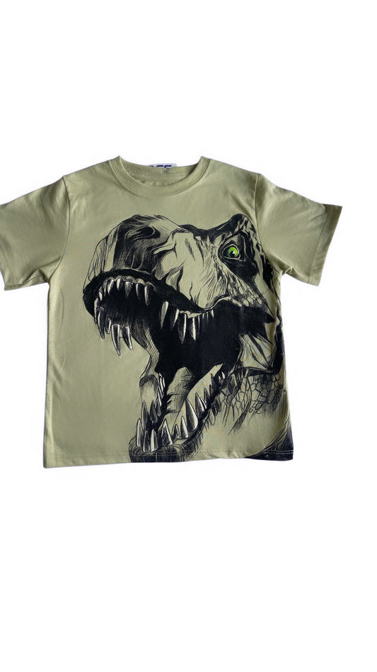 Camiseta Rex verde musgo