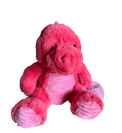 Peluche T. Rex rojo 25x27 cm