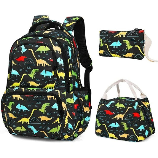 Salveque Samit Negra con dinos de colores