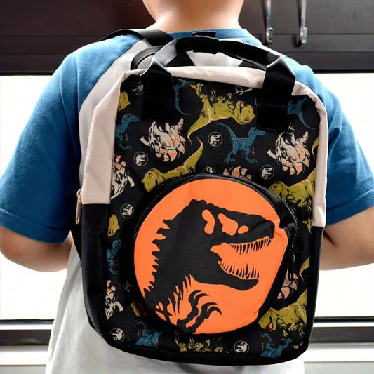 Salveque Preescolar Juraasic logo naranja