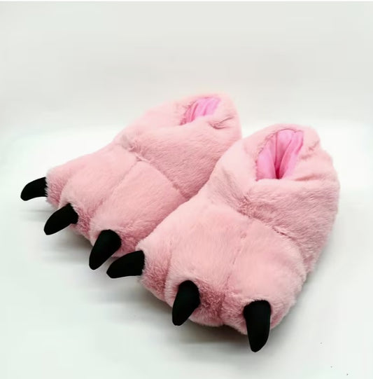 Pantuflas Dino Rosa