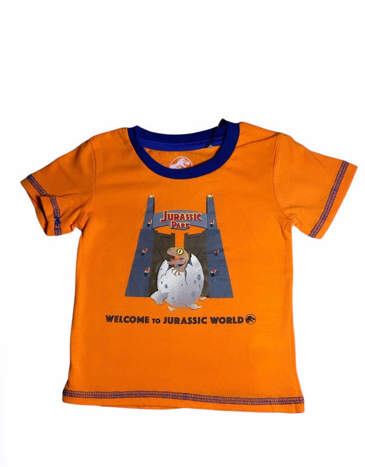 Camiseta naranja Jurassic World