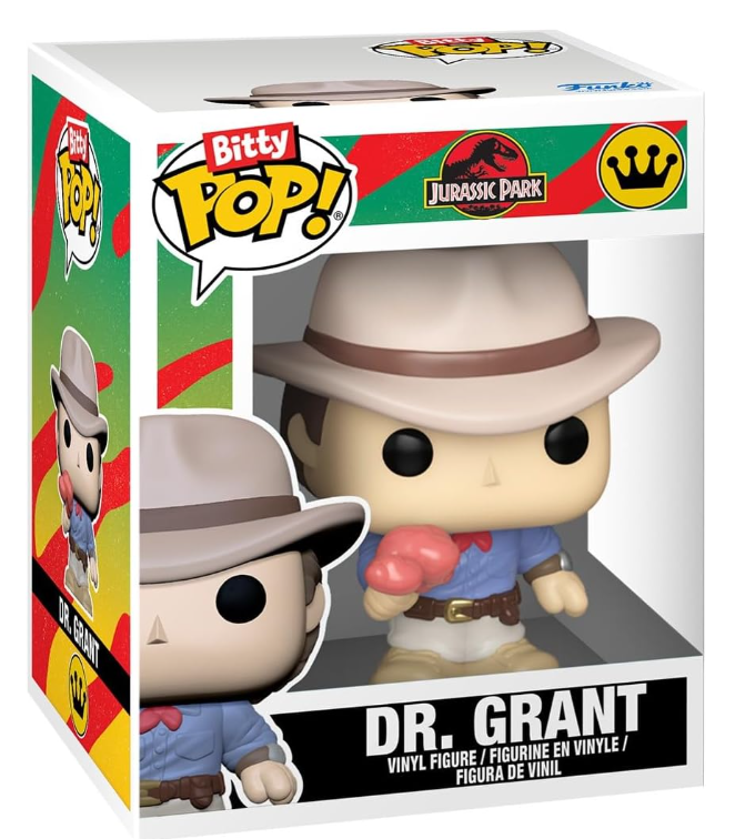 Funko Bitty Dr Alan Grant and Jurassic Suv