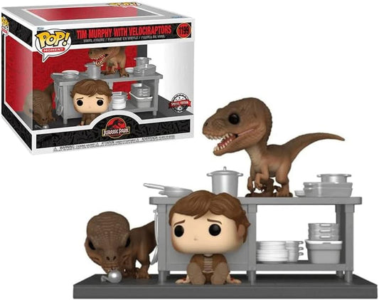 Funko Tim Murphy with Velociraptors #1199