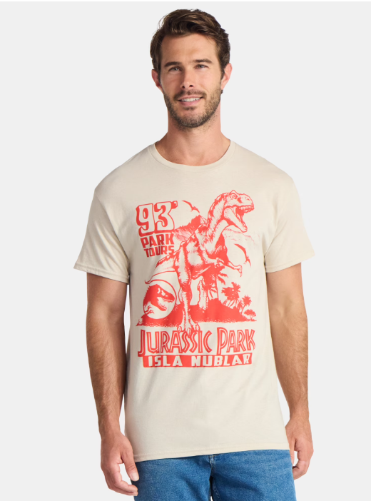 Camiseta Adulto Jurassic Park 1993 Isla Nublar
