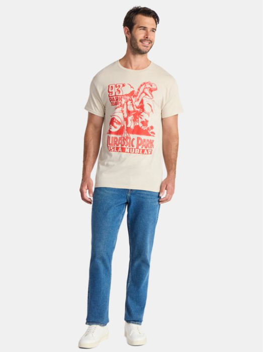 Camiseta Adulto Jurassic Park 1993 Isla Nublar