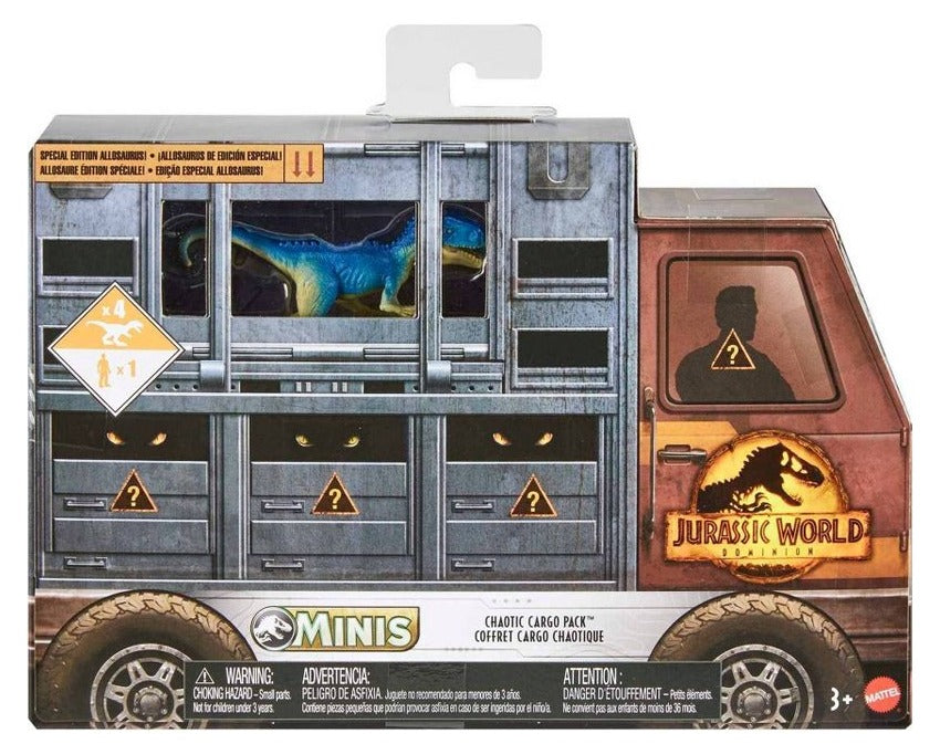 Figuras Minis Chaotic Cargo Pack Jurassic World