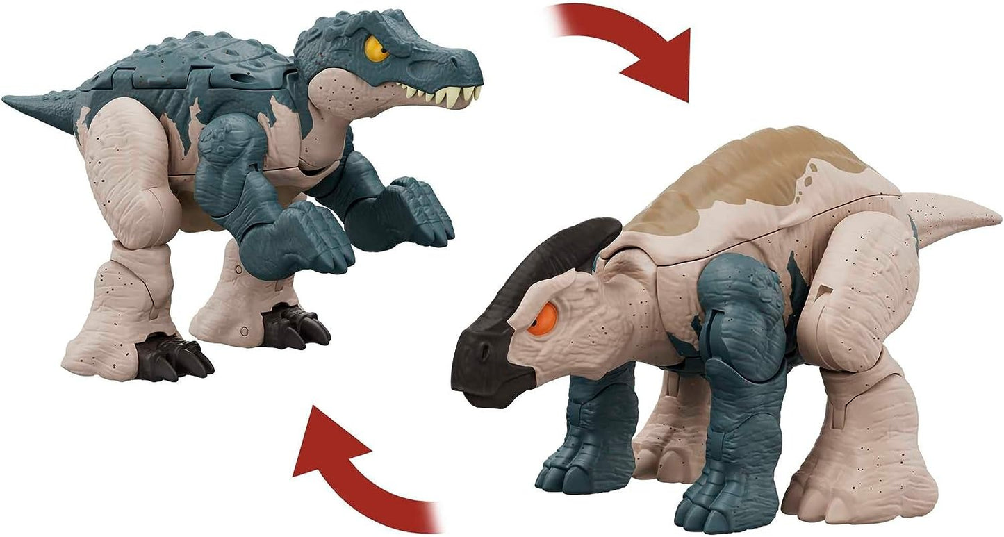 Fierce Changer Dino Transforms Baryonyx & Parasaurolophus