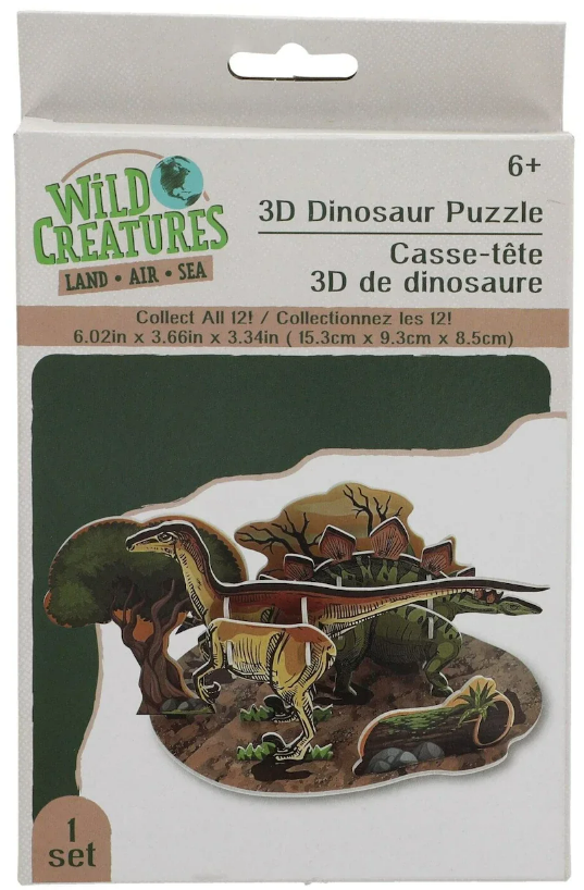 Rompecabezas 3D Velociraptor