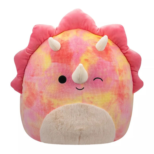 Squishmallows Triceratops rosado