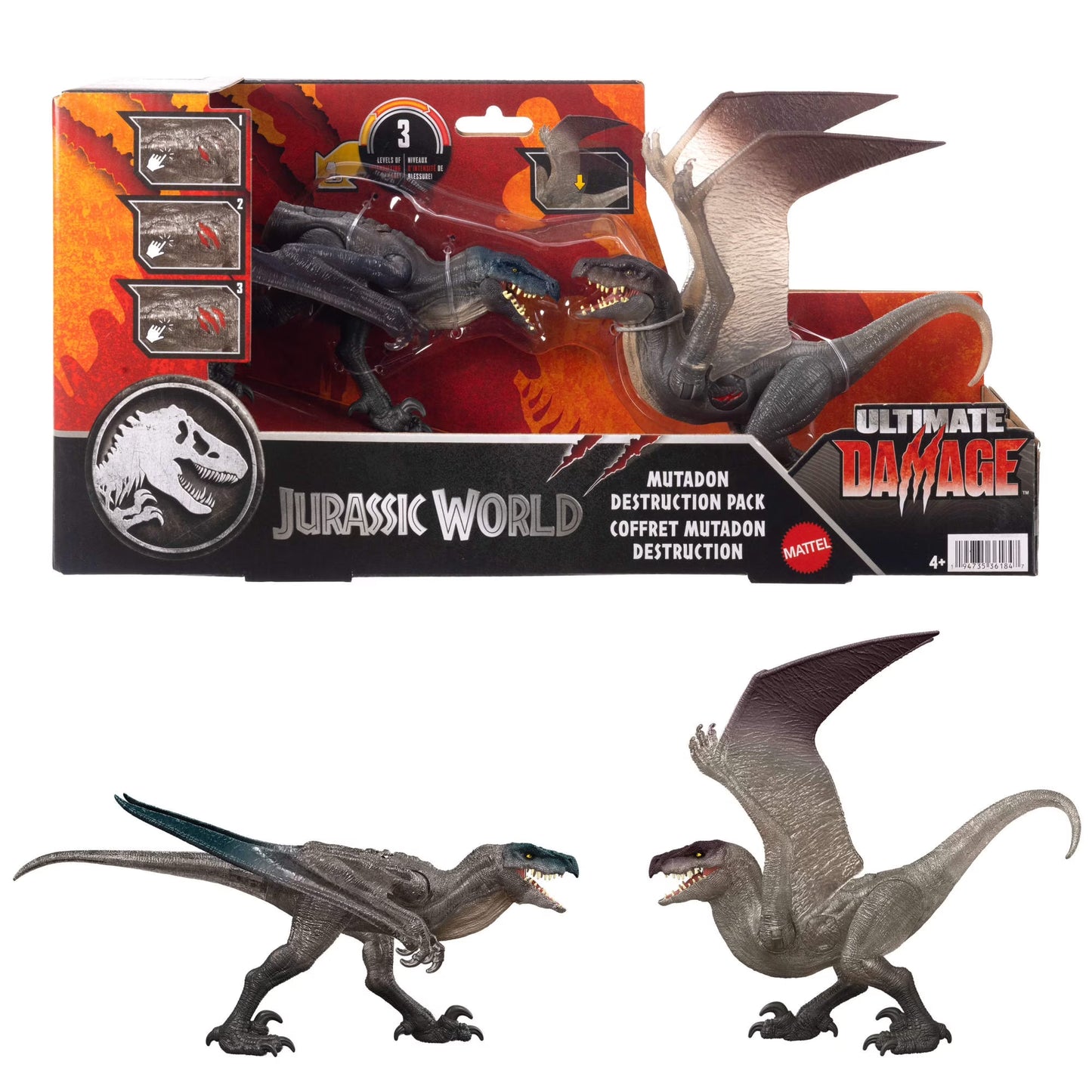 Mutadon Destruction Ultimate Damage Jurassic World Rebirth