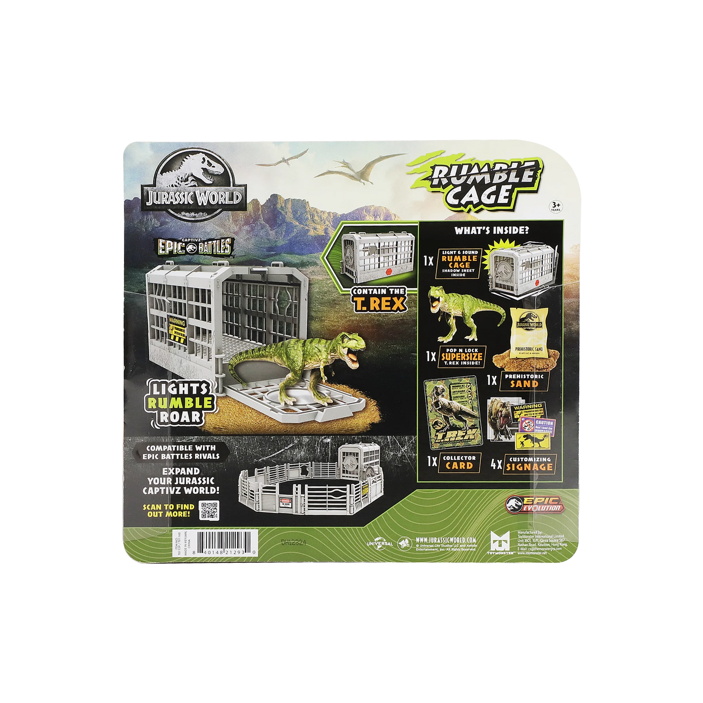 Jaula de Batalla- Jurassic World Batalla Epica