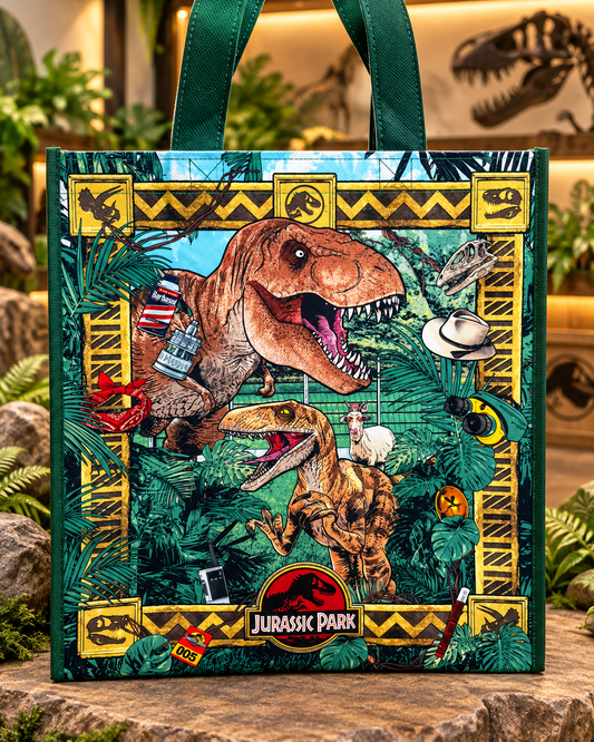 Bolsa reutilizable Jurassic World Verde