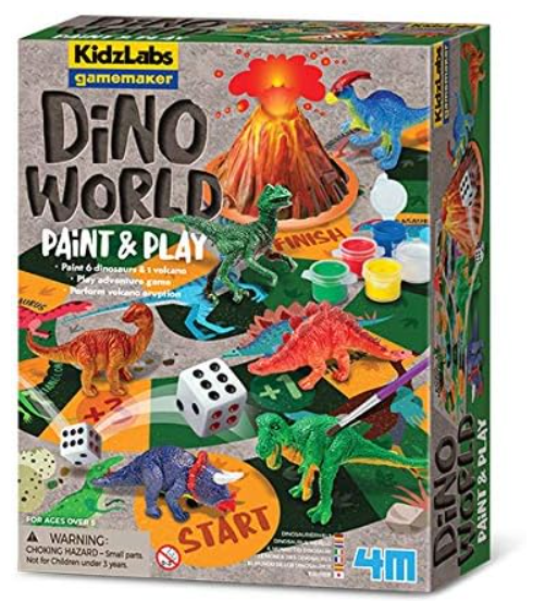 KidzLabs Mundo de Dinosaurios Pinta y Juega