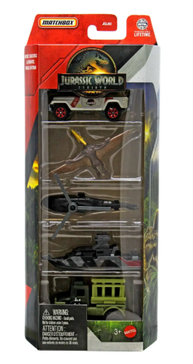 Set Matchbox Patrulla todo terreno Jurassic World Rebirth