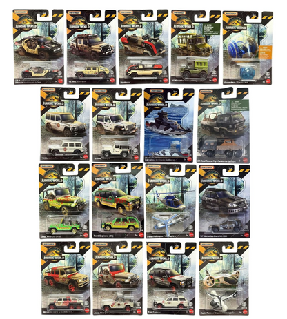 Carrito Matchbox Jurassic World Survival