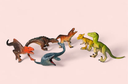 Set de dinosaurios 6 unidades DInosaur World