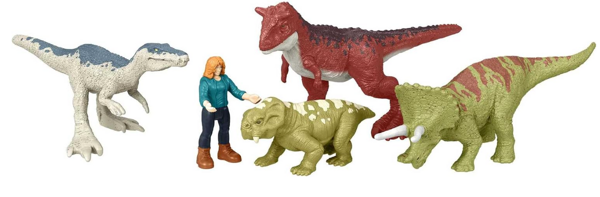 Figuras Minis Clash Pack Jurassic World